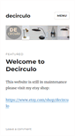 Mobile Screenshot of decirculo.com